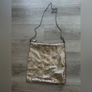 ZaracGlamorous Silver Sequin Crossbody Bag festive party celebration